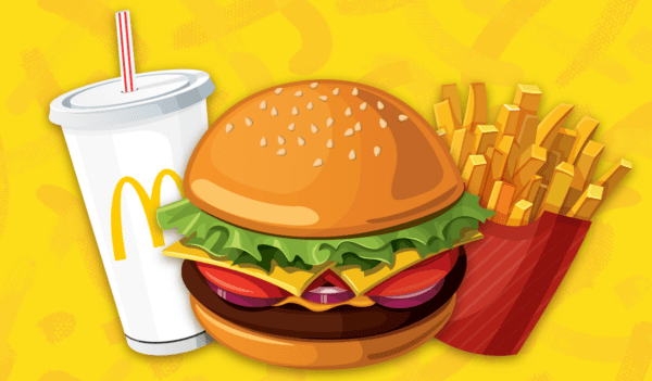 Header image for a blog about the most popular McDonald’s item in every state.